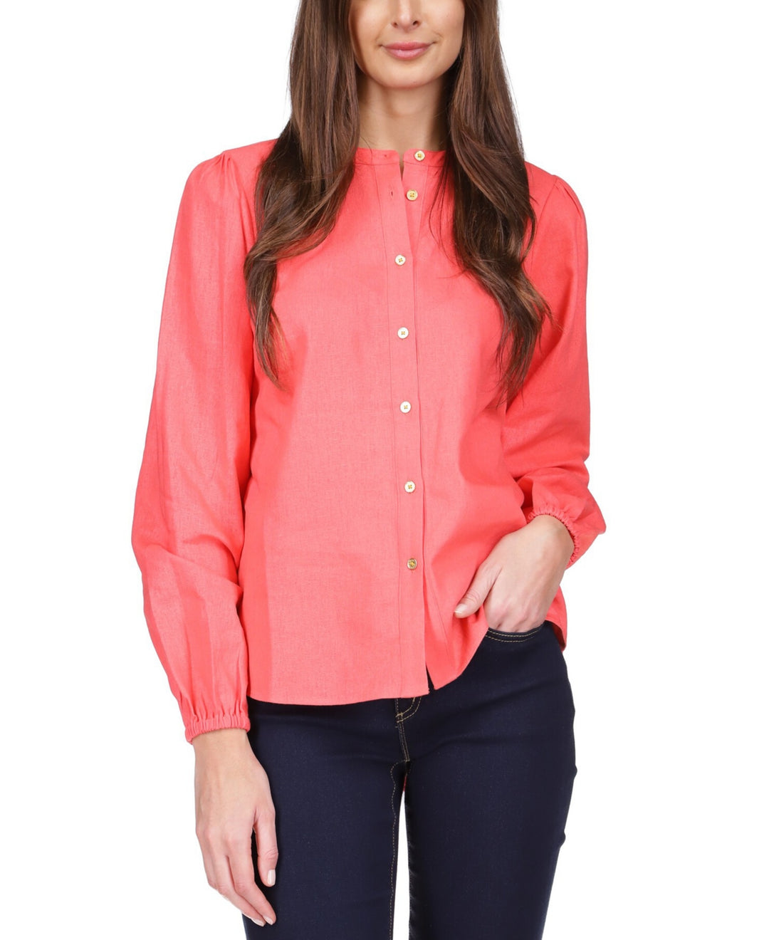 MICHAEL Michael Kors Linen Button-Down Shirt