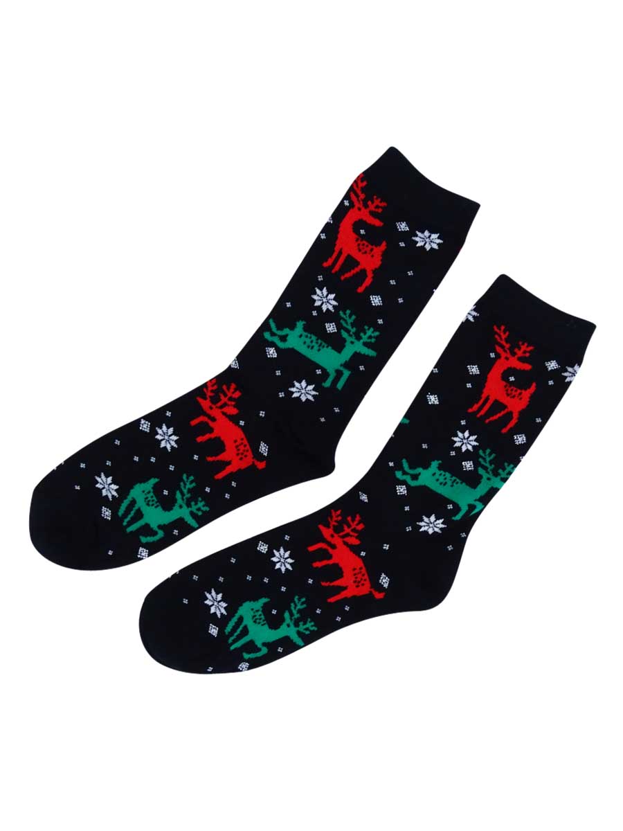 Charter Club New Black Women's 2 pairs Holiday Socks