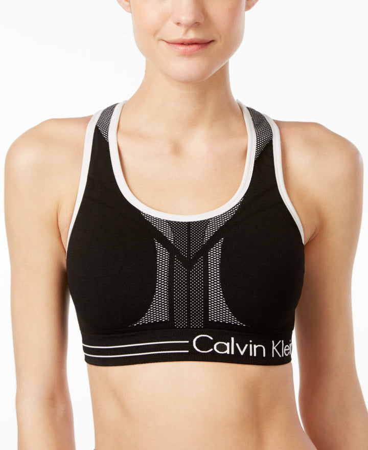 Calvin Klein Reversible Racerback Medium Impact Sports Bra