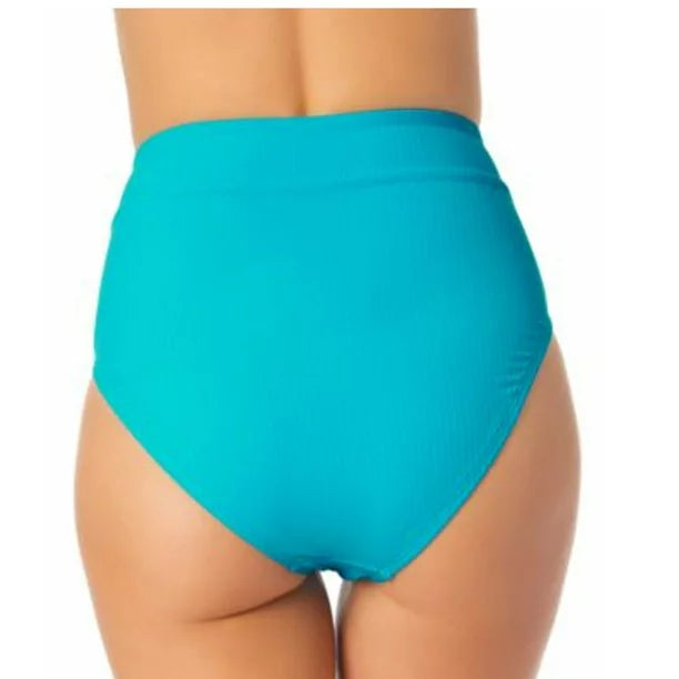 California Waves Juniors' High-Waist Bikini Bottoms