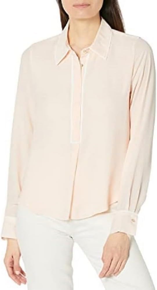Tommy Hilfiger Contrast-Trim Blouse