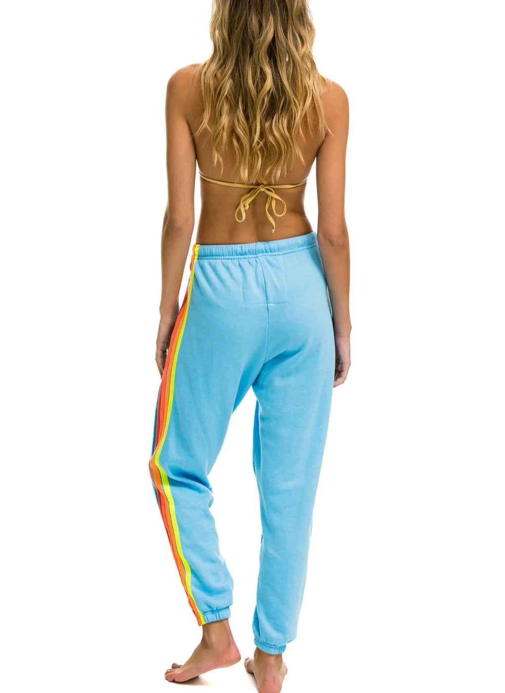 Aviator Nation Rainbow Stripe Sweatpants