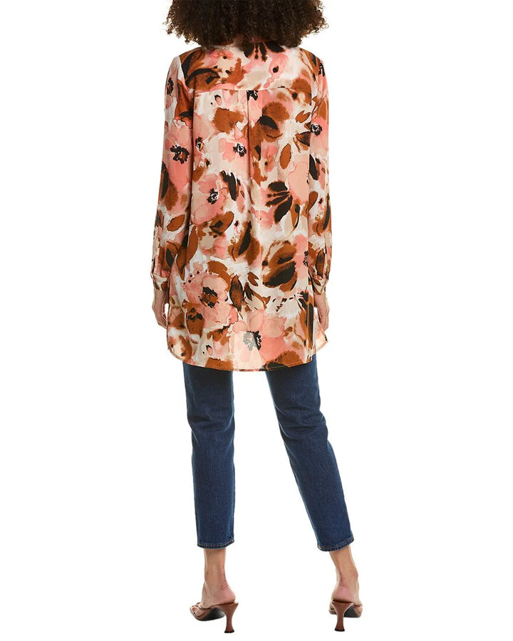 Anne Klein Popover Tunic Blouse