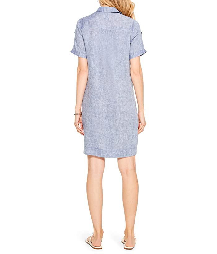 NIC+ZOE Drifty Linen Shirt Dress