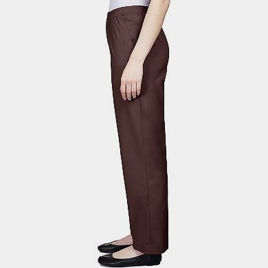 Alfred Dunner Classics Twill Pull-On Pants