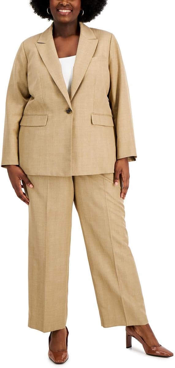 Le Suit One Button Jacket Pant Suit