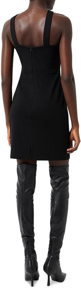 FRENCH CONNECTION Rafe Ponté Jersey Halter Dress