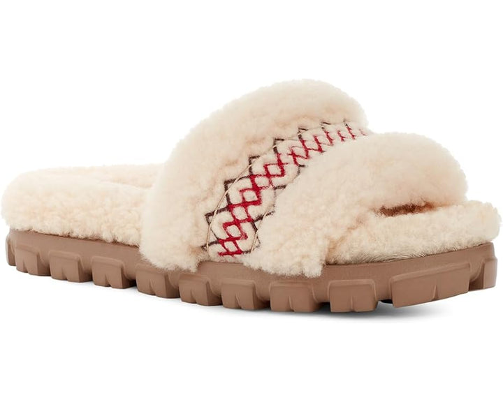 Ugg Women's Cozetta Braid Slip On Cozy Slide Sandals