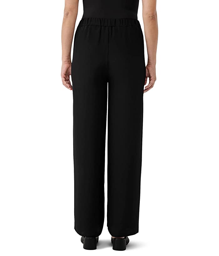 Eileen Fisher Women's Silk High Waisted Wide Leg Pants