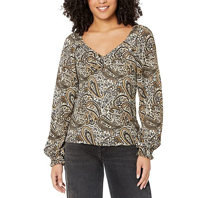 MICHAEL KORS Rouched Puff-Sleeve