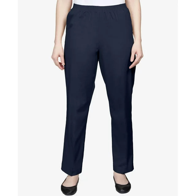 Alfred Dunner Classics Twill Pull-On Pants