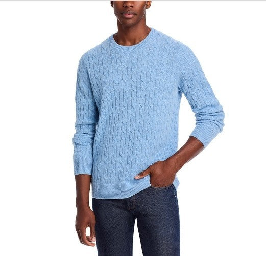 The Men's Store at Bloomingdale's Cashmere Cable Knit Sweater MSRP $228