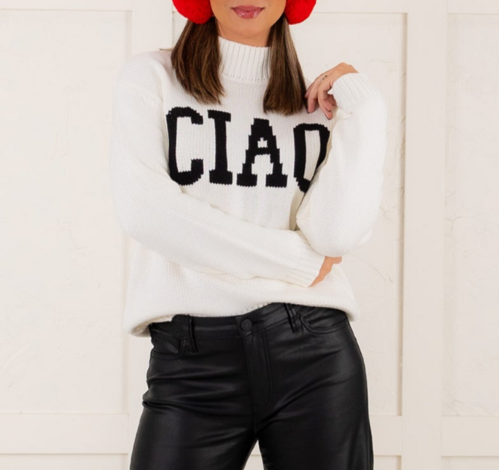 Z Supply Ciao Intarsia Sweater