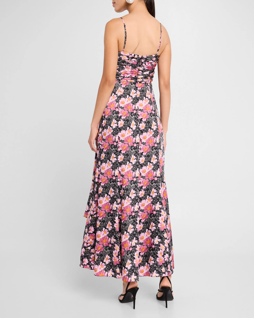 Cinq a Sept Kasia Cosmo Flower Maxi Dress MSRP $495