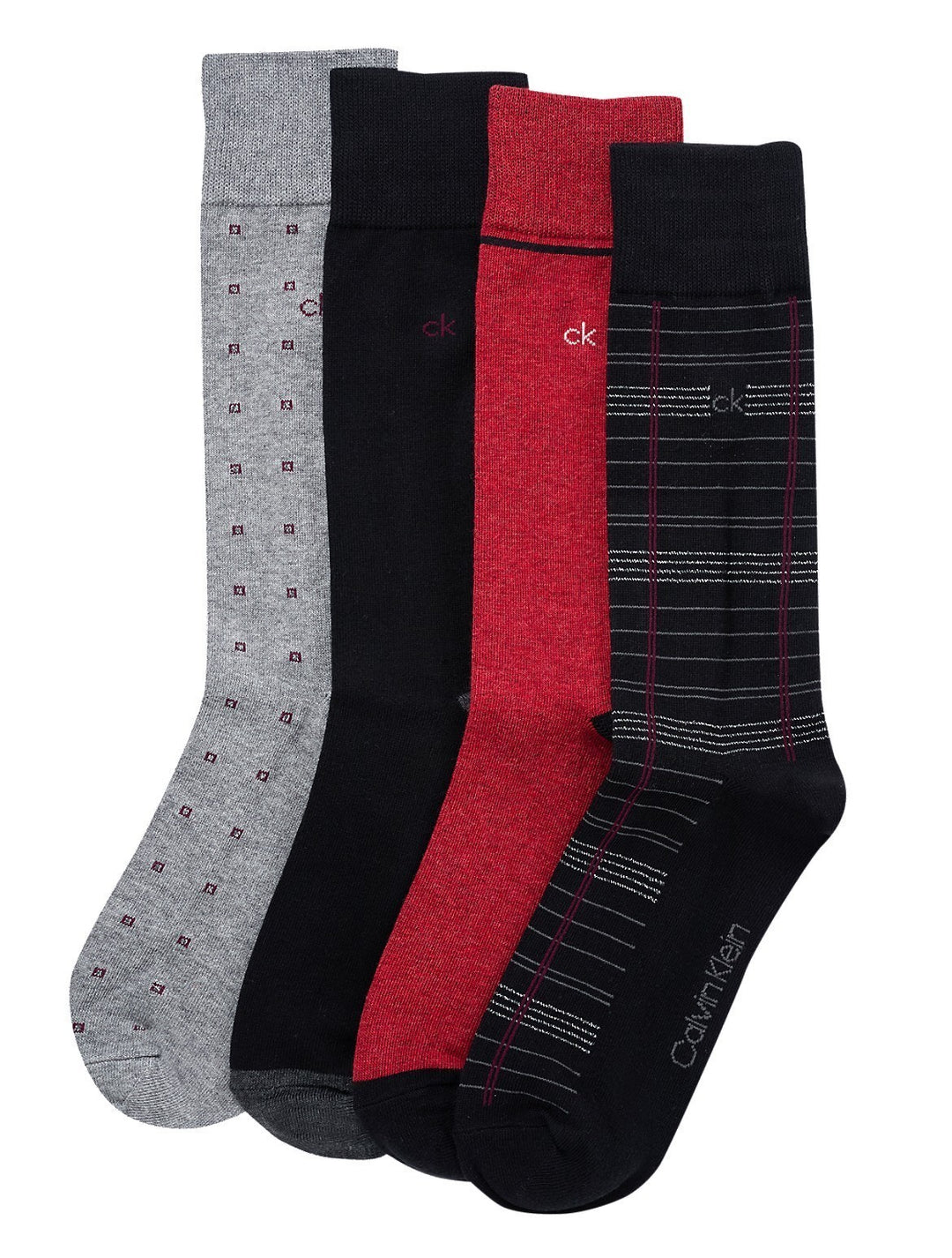 Calvin Klein Men's Crew Dress Socks, 4-Pack MSRP $29