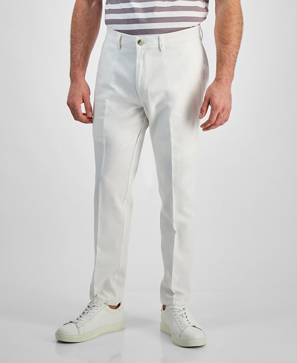 Kenneth Cole Reaction Men's Slim-Fit Linen Pants MSRP $95