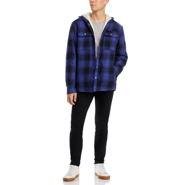 The North Face® Plaid Hooded Campshire Shirt Jacket MSRP $150