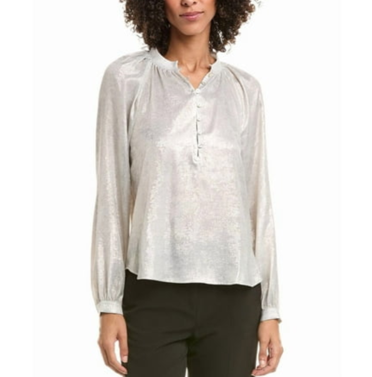 Bella Dahl Half Placket Top MSRP $145