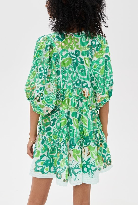 Poupette St Barth Aria Stripe Mini Dress MSRP $340