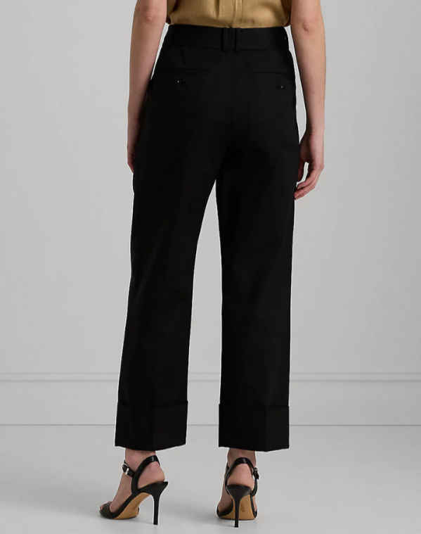 Lauren Ralph Lauren Double Faced Stretch Ankle Pants MSRP $145