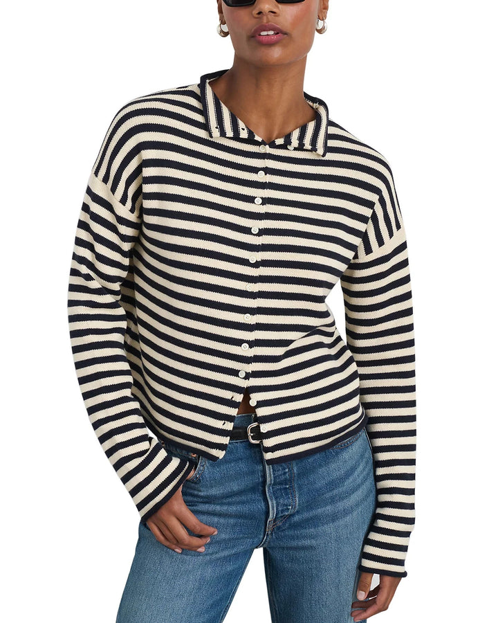 Alex Mill Taylor Striped Cardigan MSRP $175