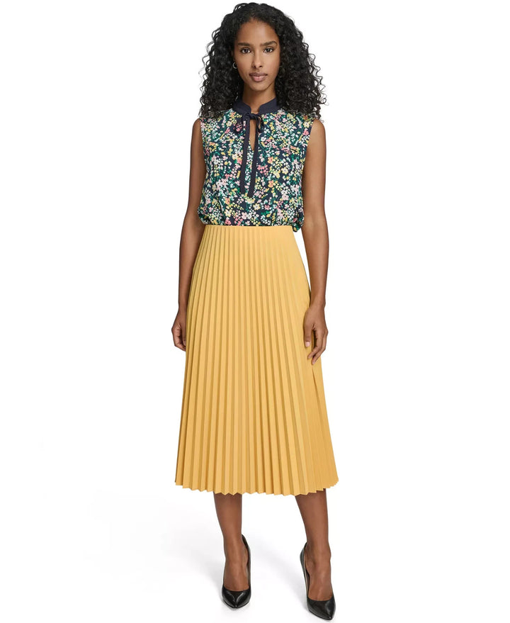 Tommy Hilfiger Women's Pleated Pull-On Skirt MSRP $119