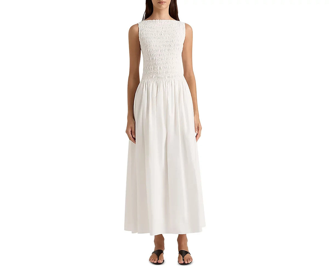 Faithfull the Brand Margot Smocked Maxi Dress MSRP $250