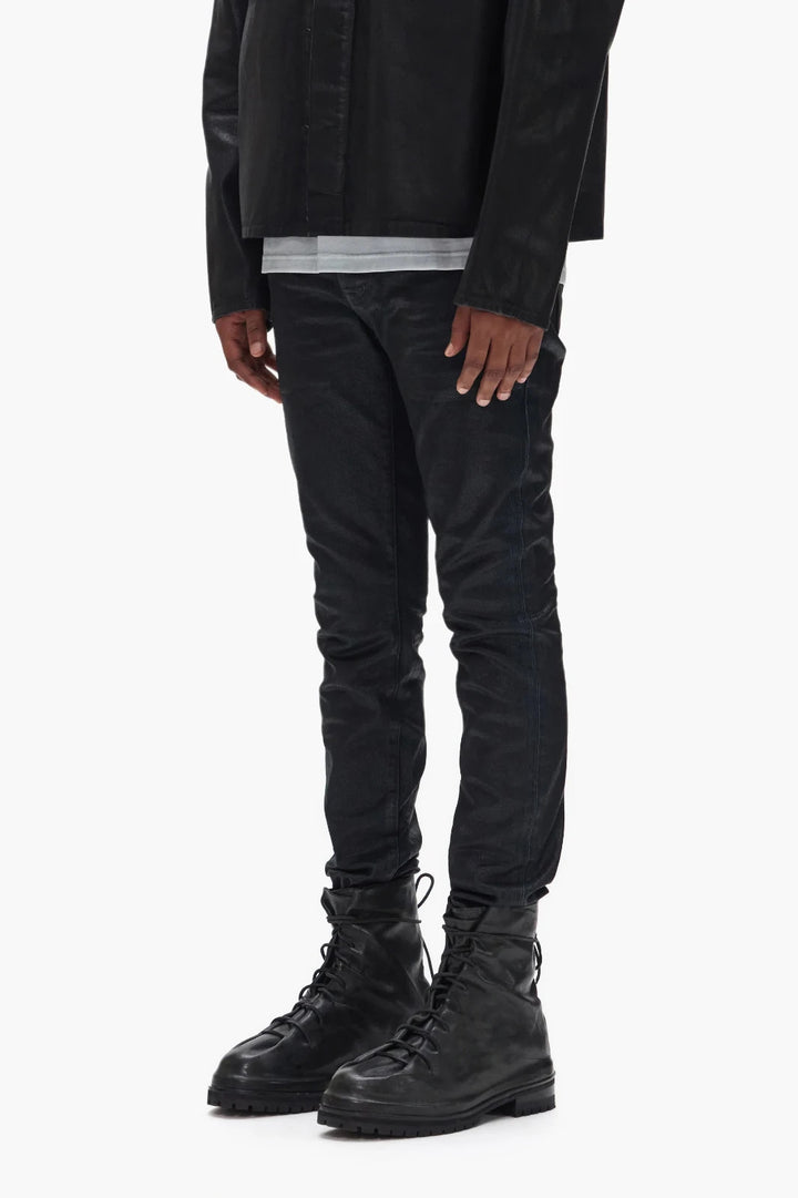Purple Brand Coated Indigo Skinny Jeans MSRP $295