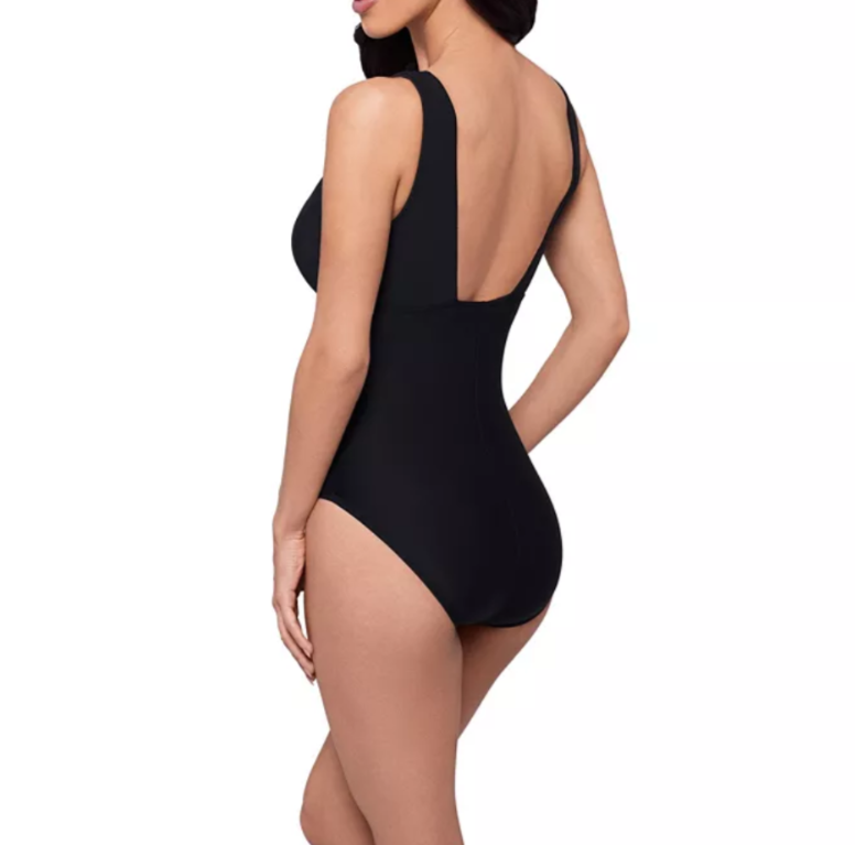 Magicsuit Solid Darly Fitted One Piece Swimsuit MSRP $158