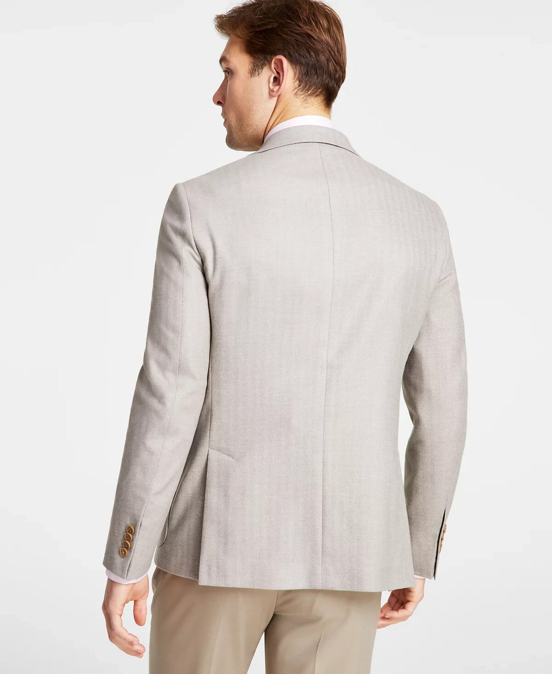 Michael Kors Men's Classic Fit Herringbone Woven Sport Coat MSRP $295