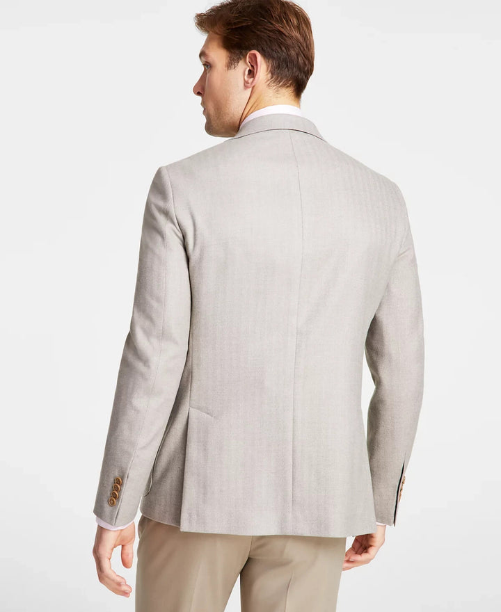 Michael Kors Men's Classic Fit Herringbone Woven Sport Coat MSRP $295