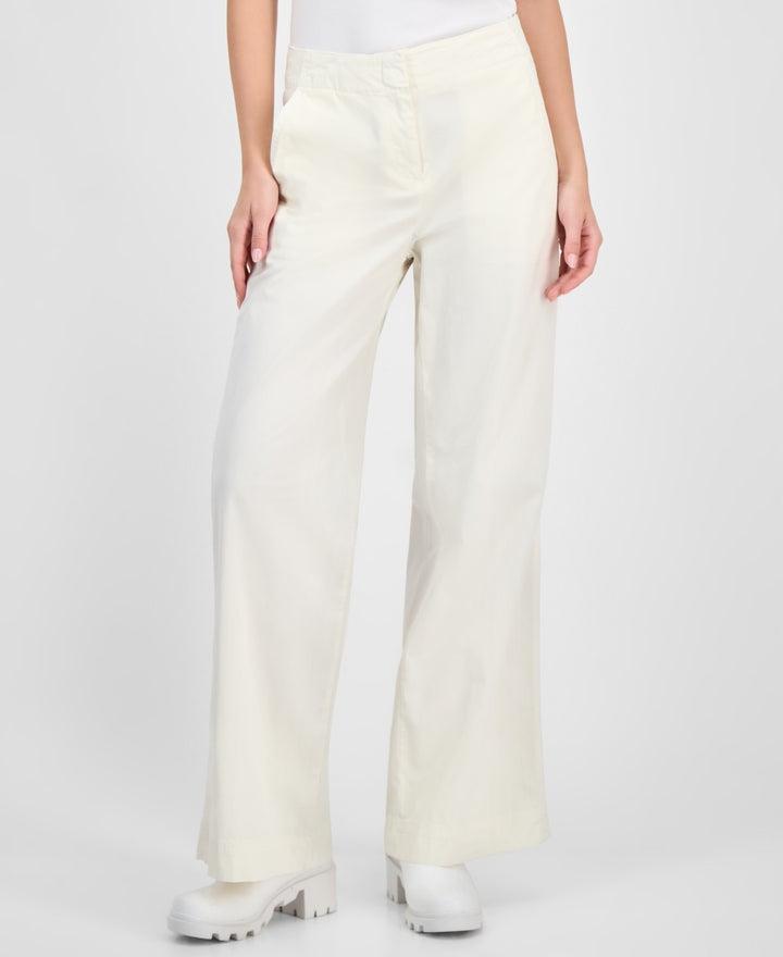 BOSS Orange Women's High-Rise Wide-Leg Pants MSRP $179