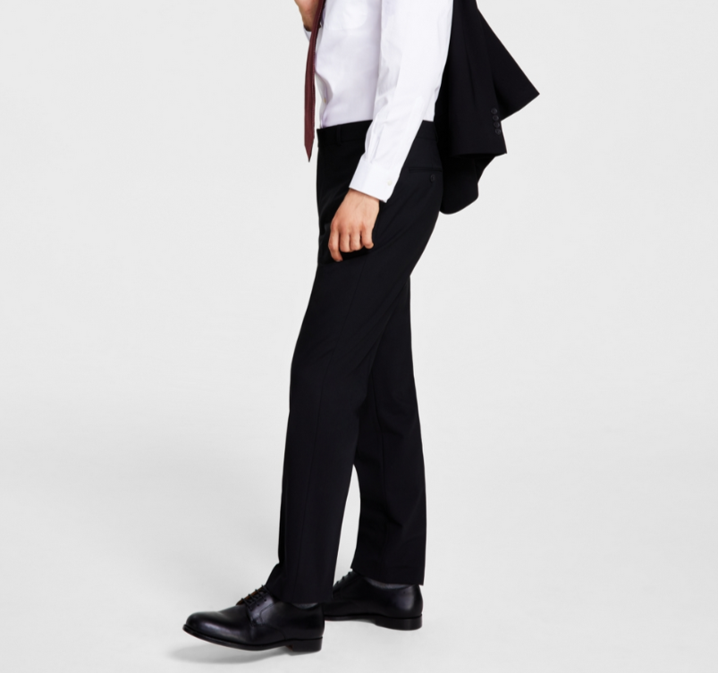 B By Brooks Brothers Men's Stretch Wool Blend Suit Separates Pant MSRP $190