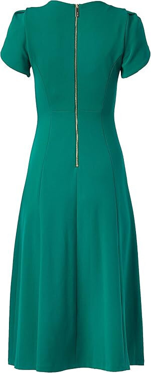 Calvin Klein Tulip-Sleeve Midi Dress MSRP $99