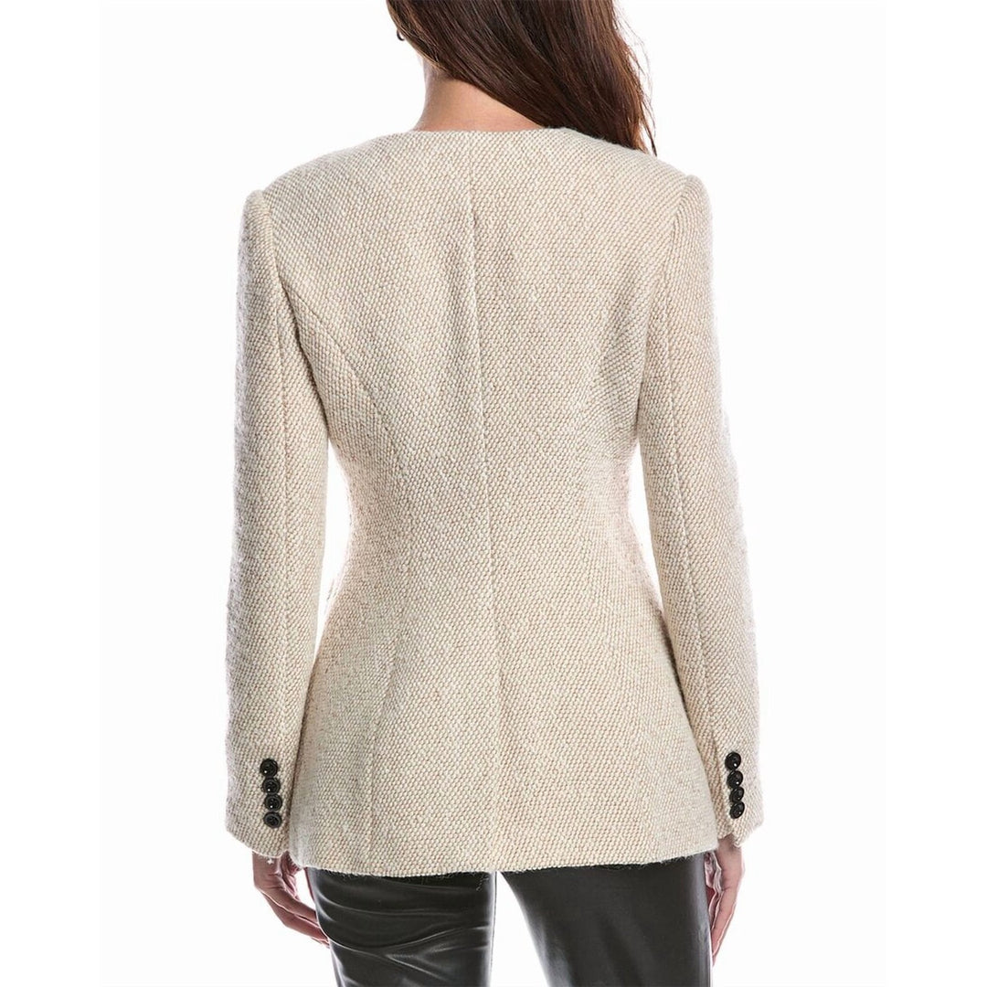 Toccin Lea Tweed Single-Breasted Jacket MSRP $695