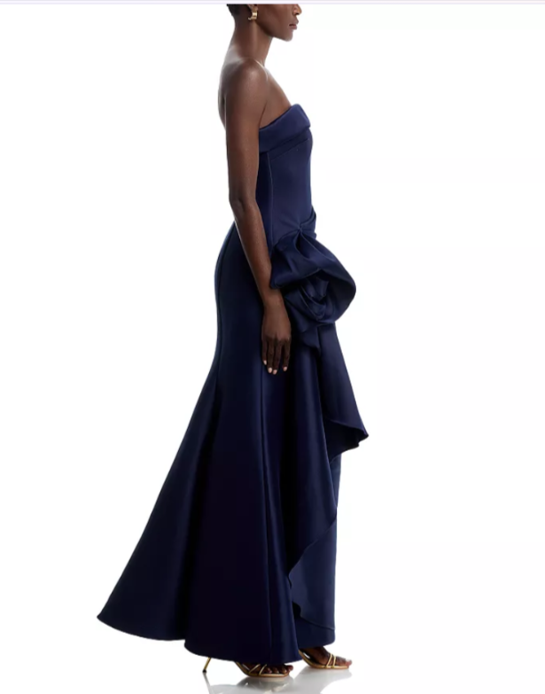 AQUA Draped Gown MSRP $328