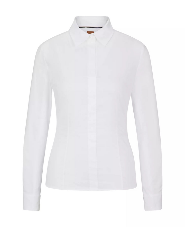 BOSS by Hugo Boss Women's Slim-Fit Blouse MSRP $199
