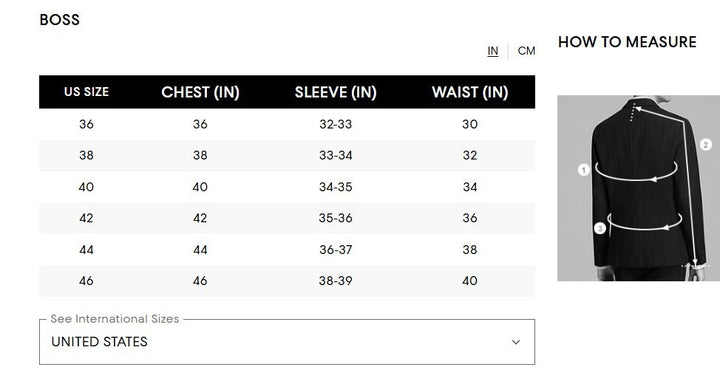 Boss Hutson Melange Slim Fit Suit Jacket MSRP $645