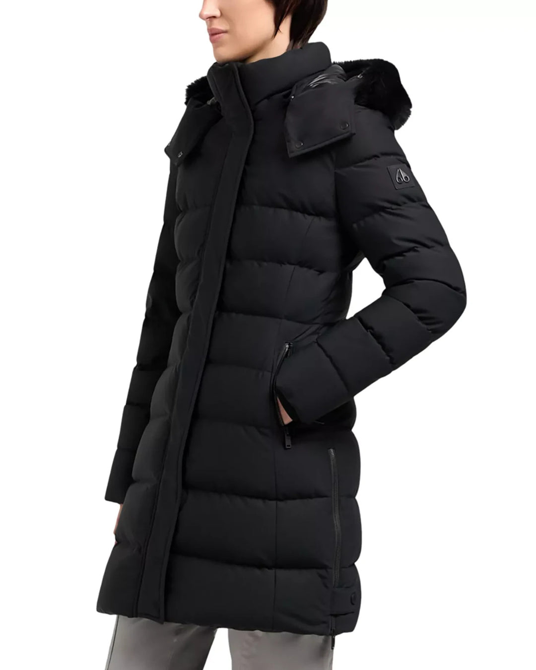 Moose Knuckles Watershed Shearling Trim Down Parka MSRP $1395