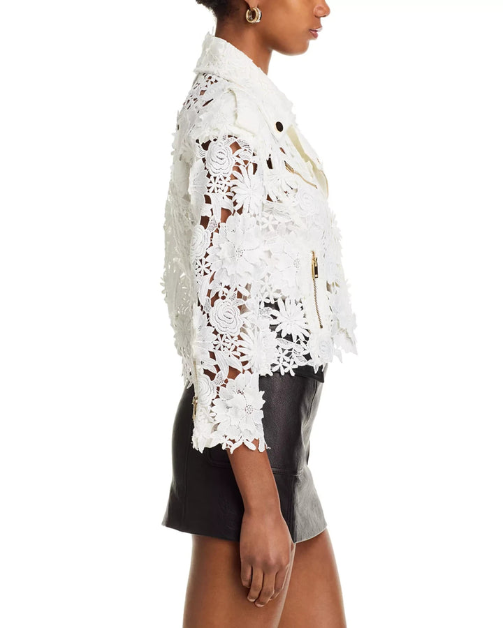 Generation Love Crawford 3D Lace Moto Jacket MSRP $435