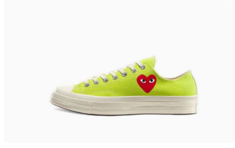 Converse x COMME des GARCONS PLAY Chuck 70 UNISEX Low Canvas Shoes