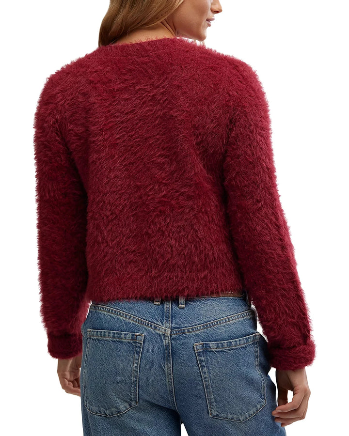 Free People Celeste Crewneck Cardigan MSRP $168