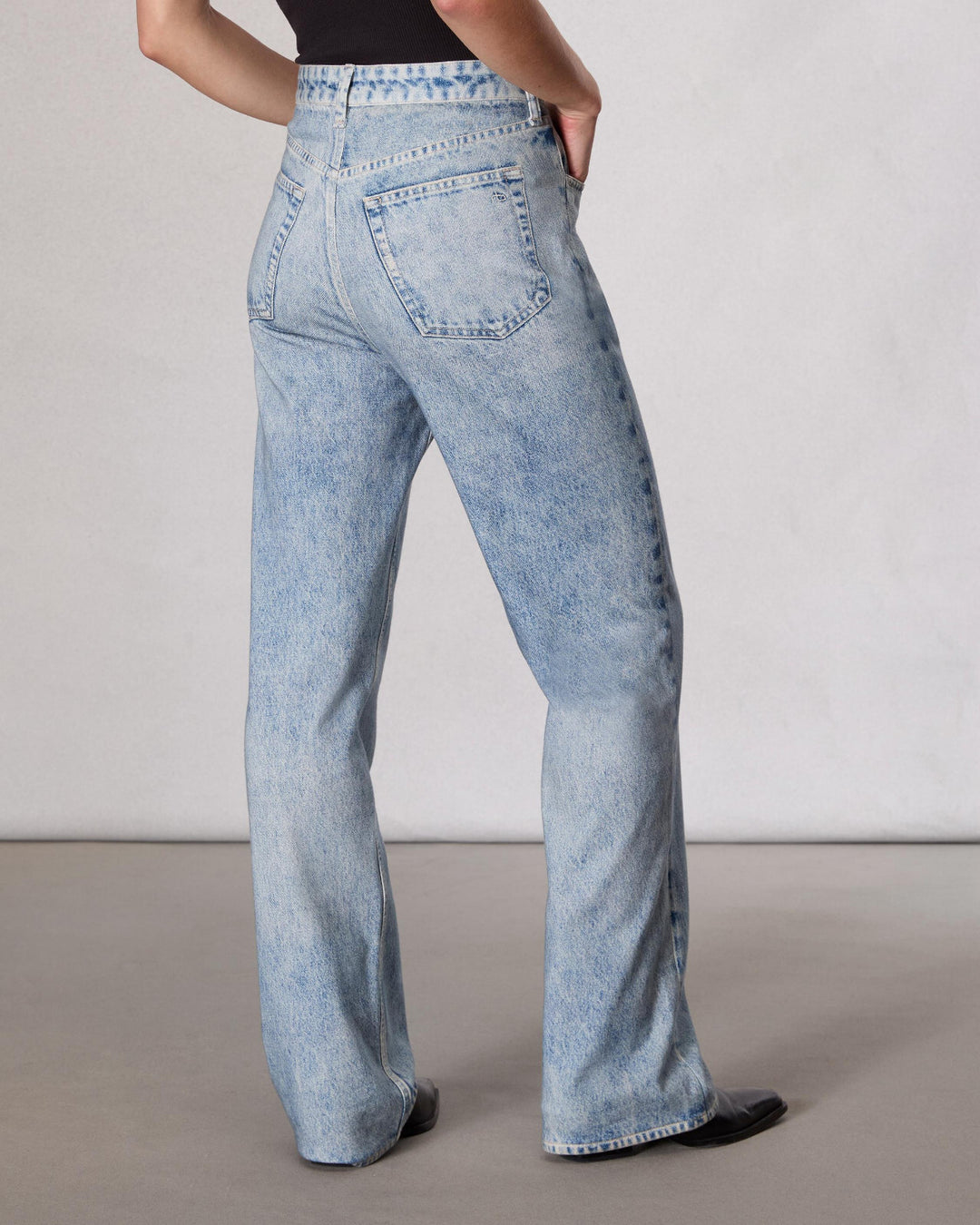 rag & bone Miramar Shea Relaxed Straight Jeans MSRP $238 Size 25