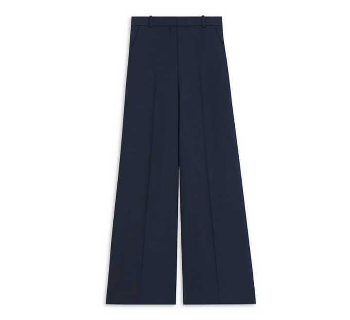 Theory High Waist Wide Leg Trousers MSRP $325