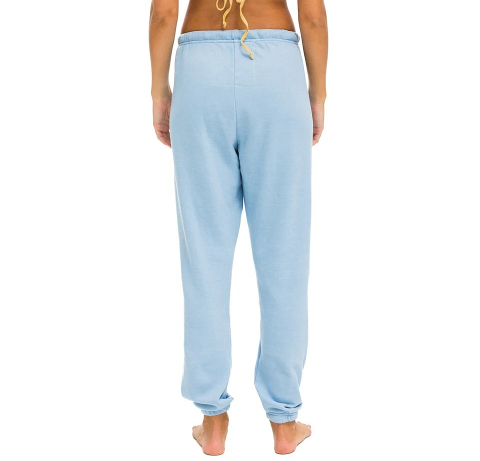 Aviator Nation Rainbow Heart Stitch Sweatpants MSRP $156