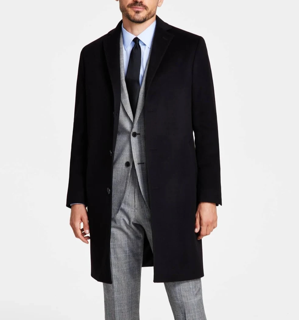 B by Brooks Brothers Men's Wool Overcoats MSRP $495