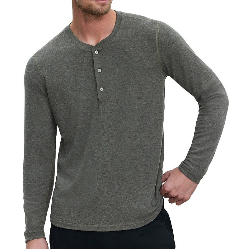 Velvet by Graham & Spencer Ryland Slim Fit Henley MSRP $166