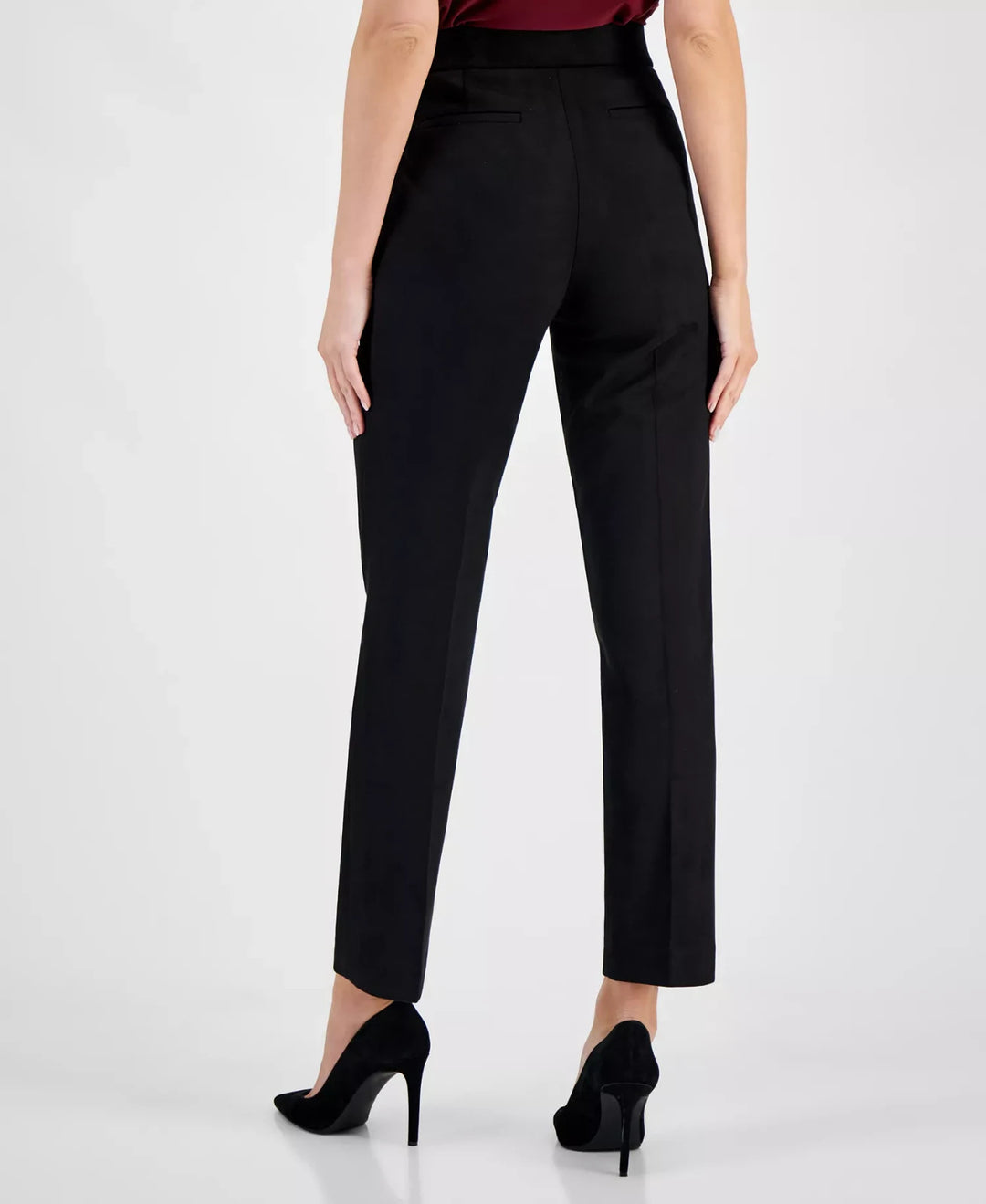 Kasper Women's Pull-On Straight-Leg Pants MSRP $89