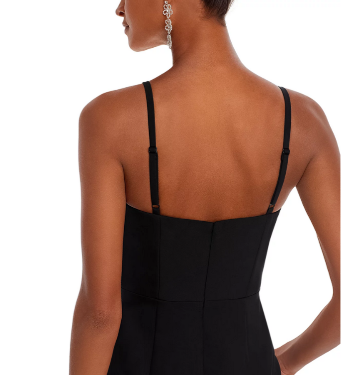 MILLY Allison Rosette Trim Boned Bodice Dress MSRP $425