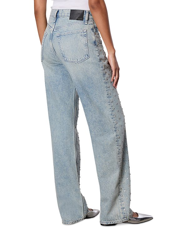 rag & bone Shea High Rise Relax Straight Jeans MSRP $458